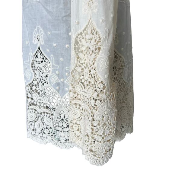 ZIMMERMANN CREAM LACE BLOUSE BOHO SIZE 1 IMMACULATE - Picture 3 of 12